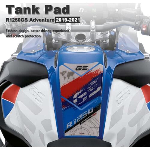 R1250GS Motorcycle Sticker For BMW GS 1250 Adventure 2019 2020 2021 3D Oil Gas Fuel TankPad Tank Pad Decal Protector