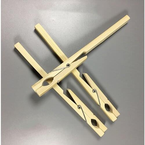 10pcs Wood Bamboo Clips Test Tube Holder Clip Lab Laboratory Chemical Supply