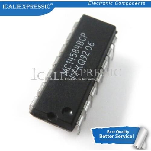 10PCS MC14584BCPG MC14584BCP MC14584 DIP-14 In Stock