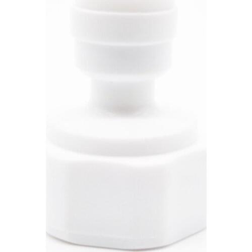 50 Pcs Threaded Tap Connectors Plastic POM 1/2 Female Straight 1/4 OD Tube for Water System Garden Misting Pump