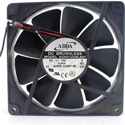 ADDA ADN512UB-A91 DC 12V 0.44A 13525 13.5CM 135*135*25mm Two Ball Bearing Chassis Cooling Fan