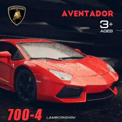 Bburago 1:18 Lamborghini LP700-4 car alloy car model simulation car decoration collection gift toy Die casting model boy toy