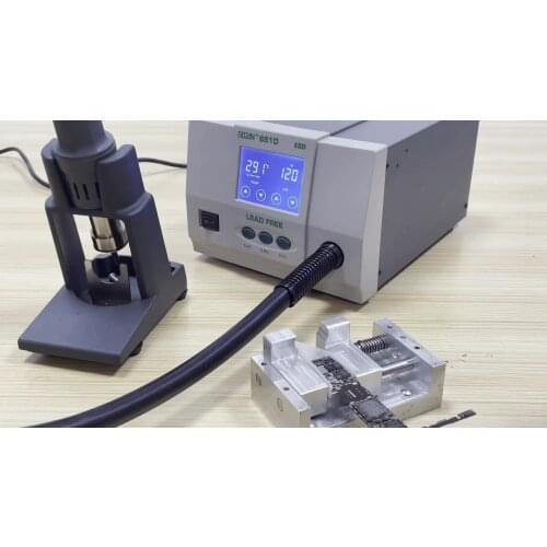 BOZAN-861D Lead-free Heat Gun Digital Adjustable Hot Air Gun Rework Soldering Station For Phone PCB Repair