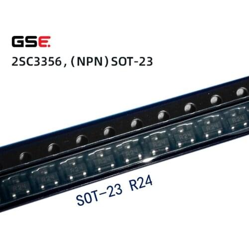 C3356 R24 SOT-23 SMD HF LOW-NOISE TRANSISTOR FT5G High frequency transistor NEW 10PCS/LOT