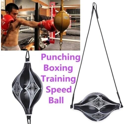 Double End Bag Boxing Speed Ball Punching Bag Pear Inflatable Boxing Equipment Body Building Fitness Speed Balls