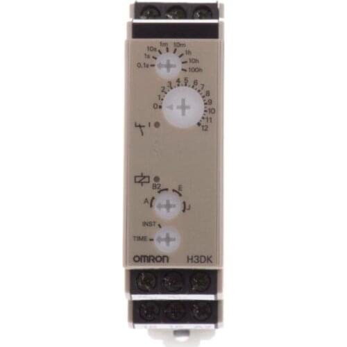 H3DE-S2 replace H3DK-S2 AC/DC24-240 Multi Function Timer Relay, 24 → 240 V ac/dc 0.1 → 1.2 s, 1 → 12 h, 1 → 12 min, 1