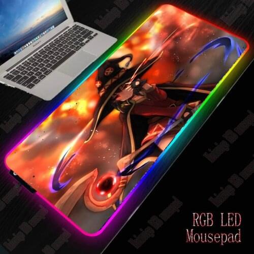 MRGBEST Anime Girl-Megumin KonoSuba Large Mat Laptop Gaming Mousepad Anti-slip Natural Gamer Mouse Pad Office Desk Computer Pad