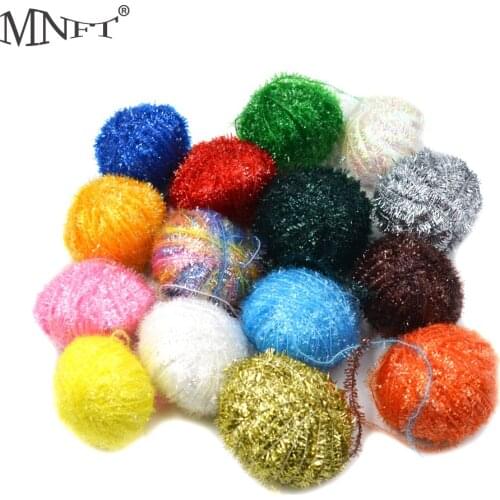 MNFT 2Pcs Total Multi Colors Choose Tinsel Chenille Line Crystal Flash Chenilles Line Wet Dry Nymph Flies Fly Tying Wire