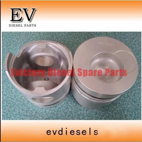 EV Engine rebuild kit For Mitsubishi 6D14 6D14T piston piston ring cylinder liner gasket kit main bearing and con rod bearing
