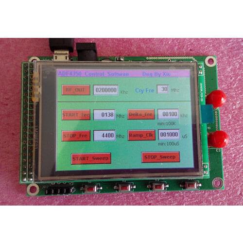 New 1pc LNA 100 MHz-4000MHz RF Wideband Low Noise AmplifierADF4351 DDS RF Signal Generator 35M-4.4G + TFT LCD Development board