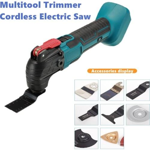 6-Speed Electric Trimmer Saw Renovator Power Tools For Woodworking For Makita 18V Battery Cordless Oscillating Multi Tools