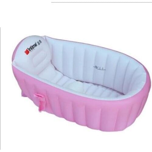 Portable bathtub 98X65X28cm inflatable bath tub Child tub cushion + Foot air pump warm winner keep warm folding Portable bathtub