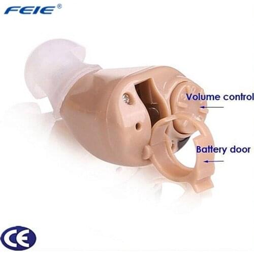 Portable Mini CIC Digital Invisible Hearing Aid Sound Amplifier In the Ear Tone Volume Adjustable Hearing Aids Dropship S-218