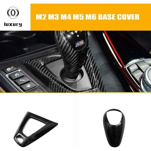 Carbon Fiber Interior Gear Shift Knob Decorative Trim Cover for BMW F80 M3 F82 F83 M4 F26 X4M F15 X5M F16 X6M