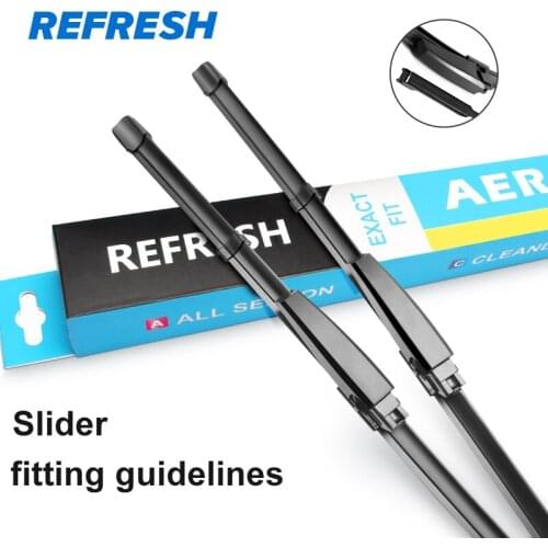 REFRESH Slider Wiper Blades Fitting Guidelines