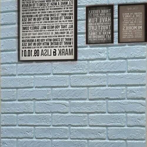 3D Wall Stickers Self-Adhesive Brick Waterproof Wallpaper Panels Room Decoration Bedroom Living Room Kitchen TV Home Decor Kids