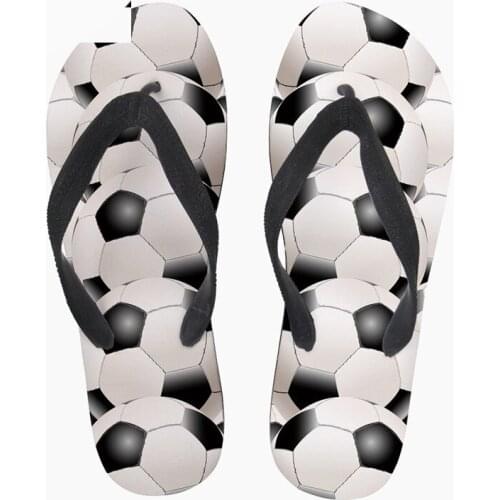 Customized 3D Ball Printed Mens Summer Slippers Boys Wearable Rubber Flipflops Hombre Fashion Beach Water Sandal Teenagers Man