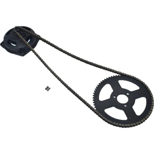 Mini Moto 47cc 49cc Drive System 25H 138/144 links loops Chain with Gear Box And Rear Sprocket Fit Mini Moto Pocket Bike