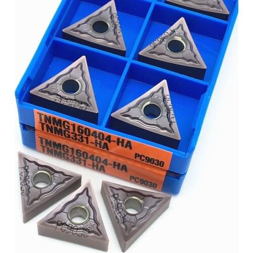 Carbide insert TNMG160404 HA PC9030 high quality external turning tool TNMG160404 turning insert