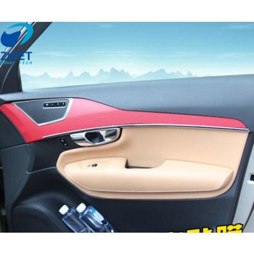 ZWET Car For Volvo S90 XC90 Special Stickers For Volvo S90 XC90 carbon fiber sticker For VolvoXC90 2011~2017