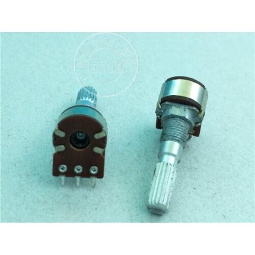 1 PCS RK125G Type-16 Gear shaft double volume potentiometer MN100K With midpoint