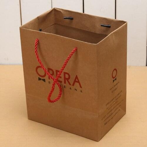 1000pcs/Lot Custom Paper Bags with Your Own Brand Logo Higher-end Handles Reusable Thick Cardboard Paper for Promotion New Store