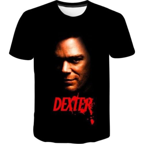 2020 New Fashion Summer Dexter T-shirt Men Women Children 3D Printed T shirts Tops Boy Girl Kids Summer Short Sleeve Cool Tees
