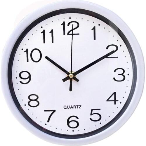 8 Inch Round Quartz Wall Clock New Glow In Dark Bedroom Kitchen Clocks Quartz Silent Sweep