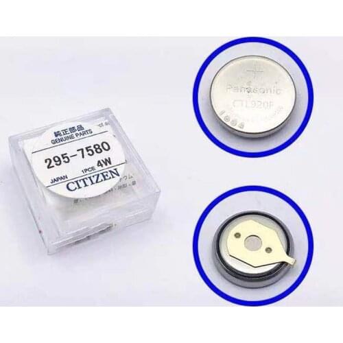 Watch accessories optokinetic watch rechargeable battery 295-7580 ctl920f
