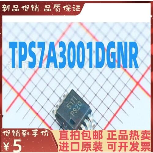 Free shipping TPS7A3001DGNR TPS7A3001 PSZQ MSOP-8 10PCS