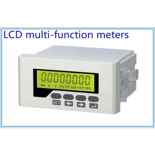 Digital Combined Meters Single phase Multifunctional Meters,2 switch input 2 swicth output rs-485LCD RH-D series multimeter