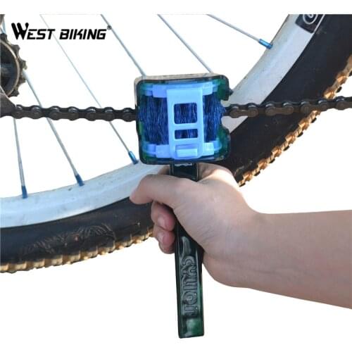 WEST BIKING Cycling Bike Machine Brushes Scrubber Wash Tool Ciclismo Bicicletas Mountain Bike Chain Cleaner Tools Kits