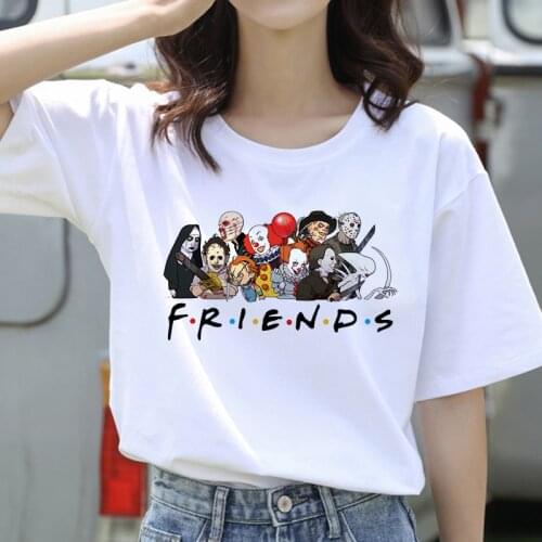 Old Friend Tv Show Tshirt Women T-shirts Tops Femme Clothes Female T-shirt Harajuku Summer 90s Tshirt Streetwear T-shirts