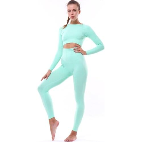 Yoga Sets Women Gym Sports Set Elastic Sports Hight Waist Leggings Sportswear Workout Sets Women Yoga Sets Women Gym Sports Set