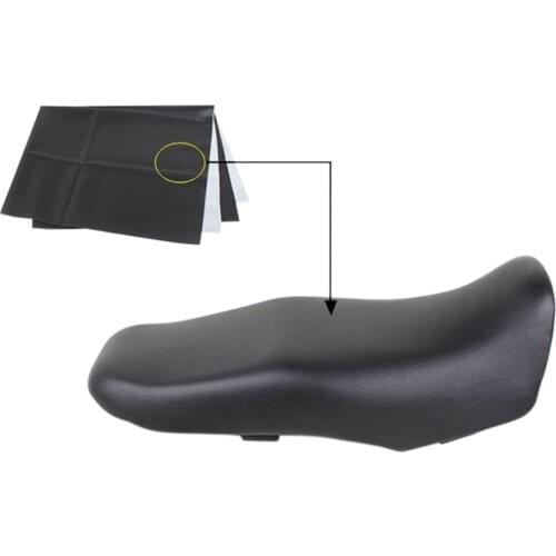 New Arrival 90*70 Cm Wear-Resistant Motorcycle Scooter Electric Car Leather Seat Cover Protector Universal Black Seat Cover