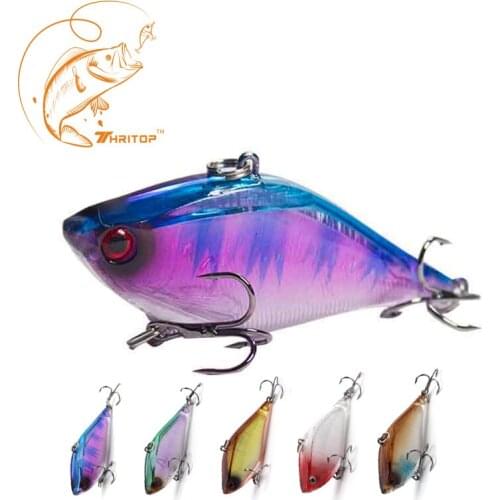 Thritop New Design Fishing Accessories Hard Bait 60mm 13.5g TP033 Hot Sales with 5 Colors Available Fishing Lure VIB Bait