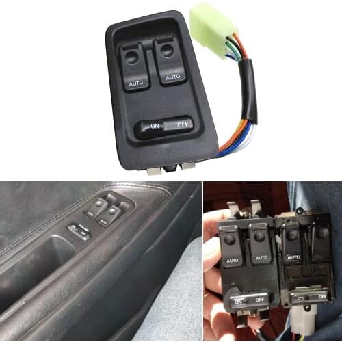 Front Left Driver Power Master Window Switch for 1993 1994 1995 1996 1997 1998-2002 Mazda RX-7 RX7 FD14-66-350C FD1466350C