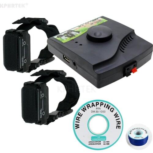 28pcs/lot Rechargeable Dog Electronic Fence System W227B IN-Ground Wire and Waterproof Receiver Dog Training Collar 22KG15P