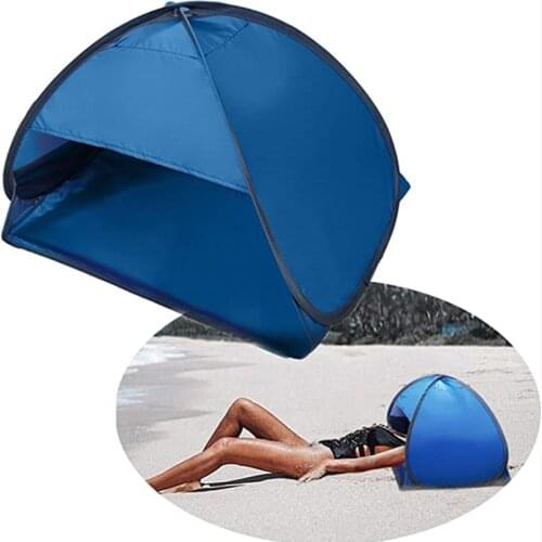 Beach Face Tent Umbrellas Portable Small Awning Personal Sunshade Tent UV-protecting Sunshelter Automatic Opened Outdoor Tent"