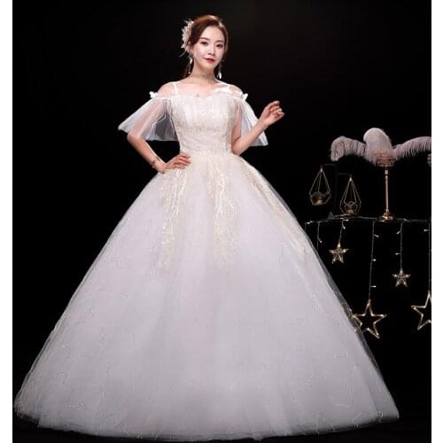 Luxury Wedding Dresses Ball Gowns Bride Lace Up Princess Dream Wedding Dress Bridal Dresses