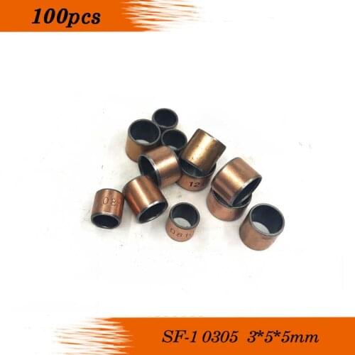 SF-1 0305 3*5*5 Oilless bush Self-lubricating bushing Sintered bush Size 3*5*5mm sliding bearing