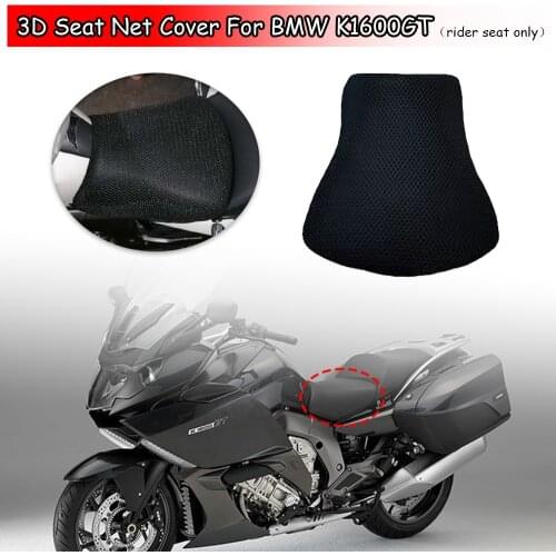 For BMW K1600GT K1600 GT Rear Seat Cowl Cover Net Sunproof Waterproof 3D Mesh seat Net Protector Motorcycle Accessories