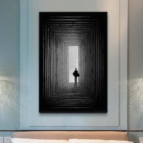 Modern Light Luxury Architectural Art Canvas Painting Posters and Prints Wall Art Pictures for Living Room Cuadros Home Decor