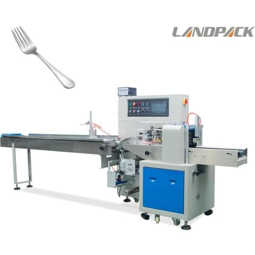 Cutlery wrapping machine Meal fork flow packing machine