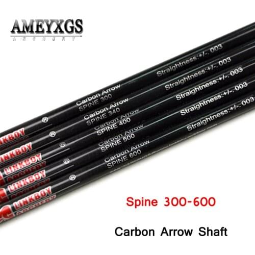 10pcs Spine 300-600 Pure Carbon Arrow Shaft ID6.2mm Outdoor Sports Hunting Shooting DIY Accessories Carbon Arrow Shaft