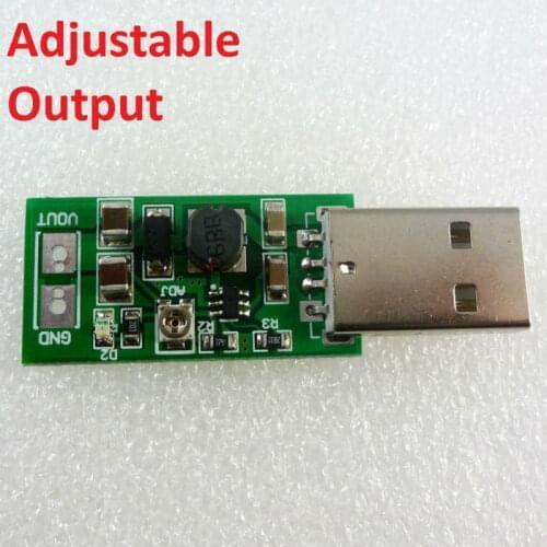 TB414 5V USB Input to 6-15V Adjustable Output DC DC Converter Step-up Boost Module
