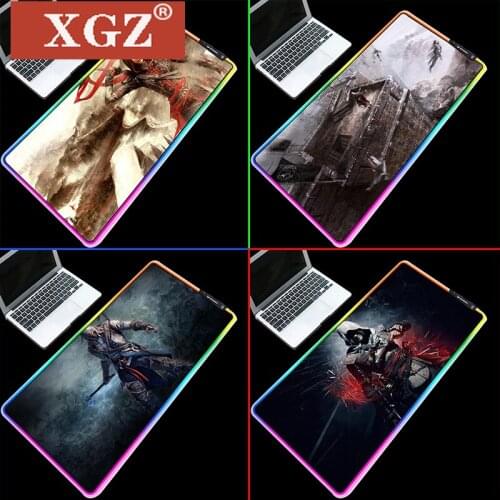 Xgz Assass Gun RGB De Cor Grande Com Teclado E Mouse Pad Iluminado Por LED, Adequado Para Computadores Em 2021 BorrachaCsgo