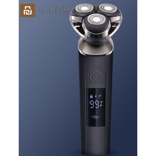 YouPin MSN Meissen USB Electric Shaver For Men Razor Beard Timmer With LCD Display Dry and Wet Shaving Self-Washing Head
