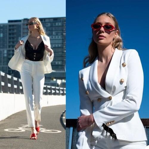2 Pieces Set Women Suit Chic Fashion Long Sleeve Jacket Streetwear Casual Custom Made Blazers Female Loose Coats