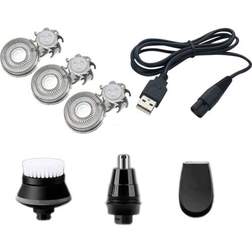 ZOZEN Electric Shaver Blades Nasal Trimmer and Temple Trimmer for Washable Rechargeable Electric Razor